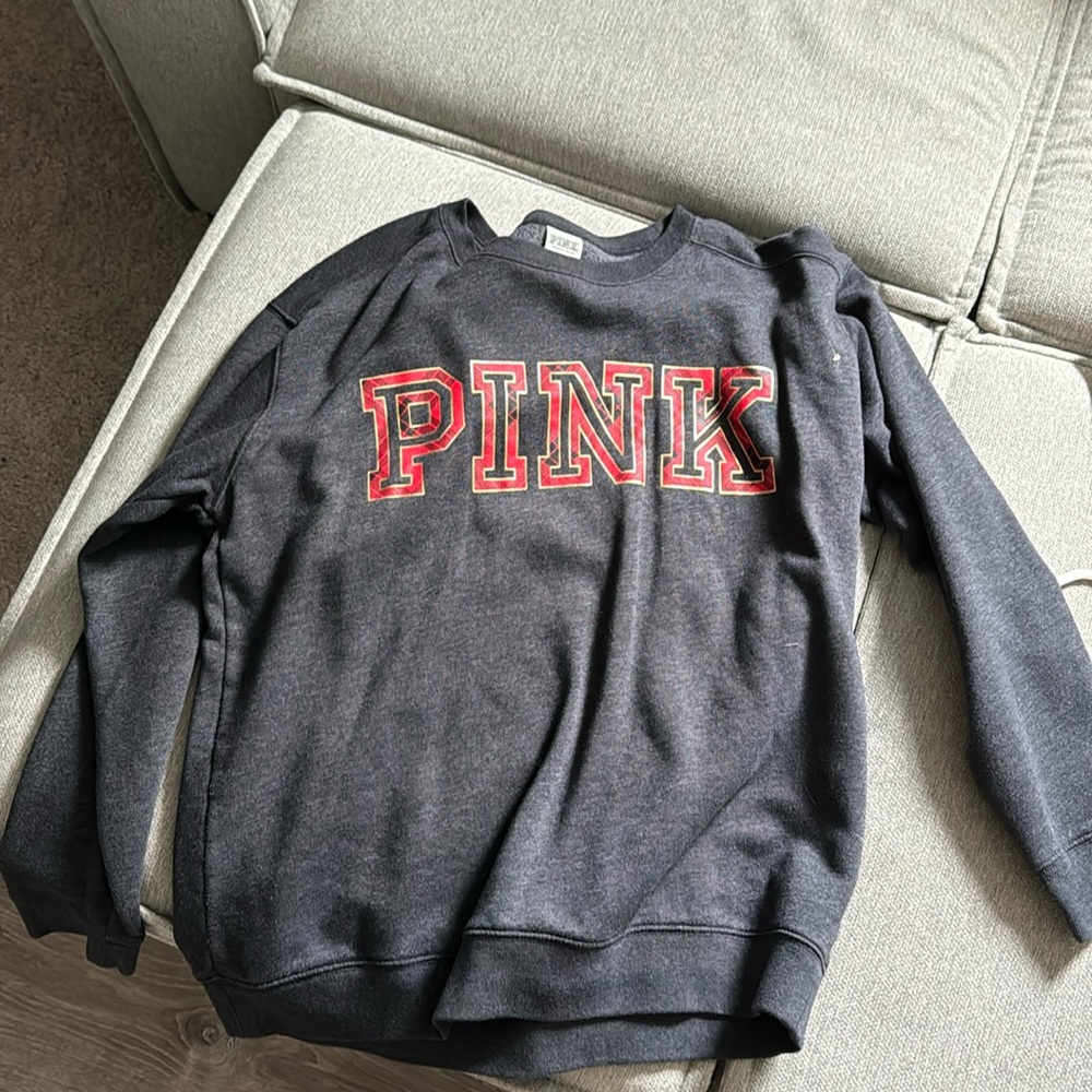 Pink crew neck